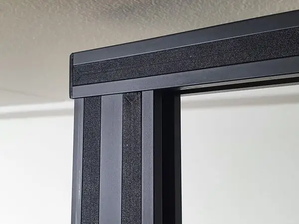 Flush snap-on v-slot insert