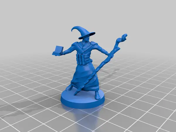 Human Wizard with Staff