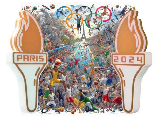 Torch an Olympic flame