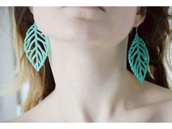 leaves earrings