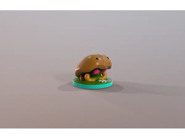 Kabuto Flower Pokemon Model