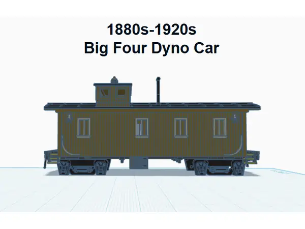 Big Four Dynamometer Car/Caboose (HO SCALE)
