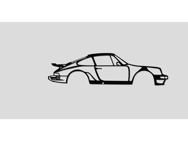 Porsche 911 2D Wall Art