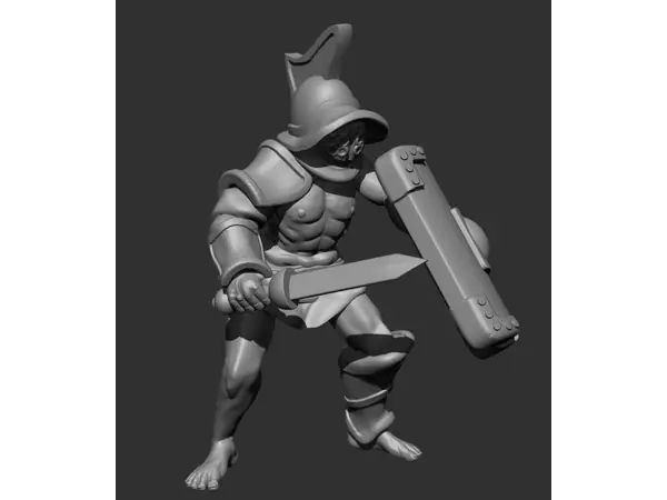 Gladiator Male, 28mm Supported !FREE!