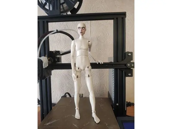 Realistic male BJD doll