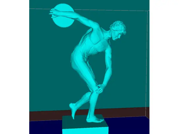 Discus throw man