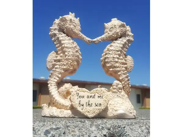 Seahorses wedding cake topper 3d print model Free 3D print model