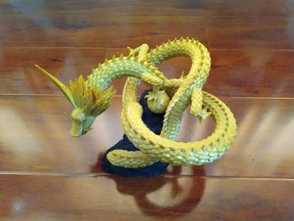 Torus knot dragon and pearl