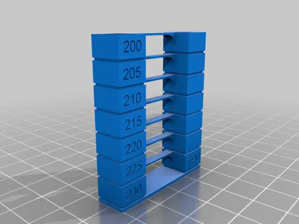 Temp Tower PLA,ABS,PETG