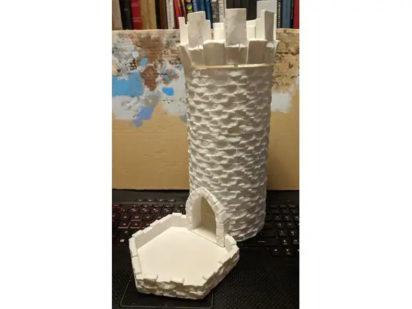 Medieval Stone Dice Tower - Modular