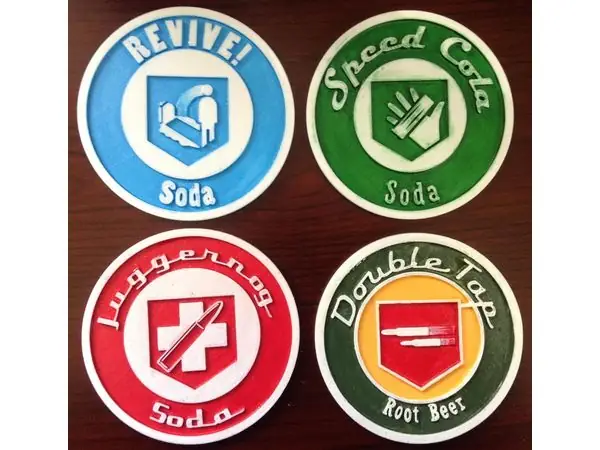 Call of Duty Zombies Perk Coasters