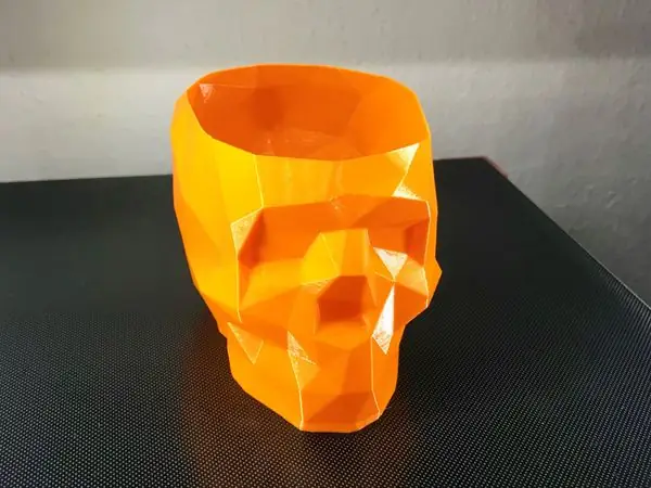 Low Poly Skull Vase Mode fixed nose
