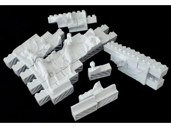 Montini Death of Lucretia Wall Set (Lego Compatible)
