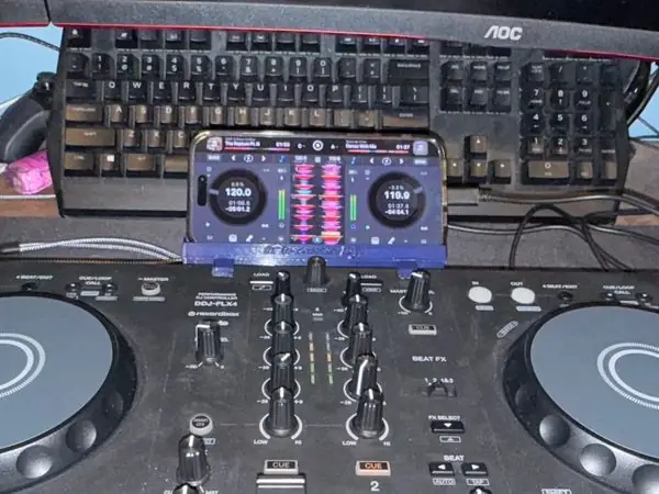DDJ-FLX4 Phone Mount