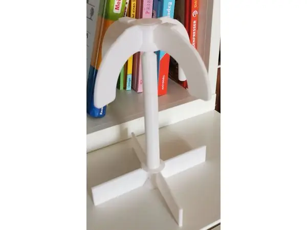 wig stand foldable with Wall mount