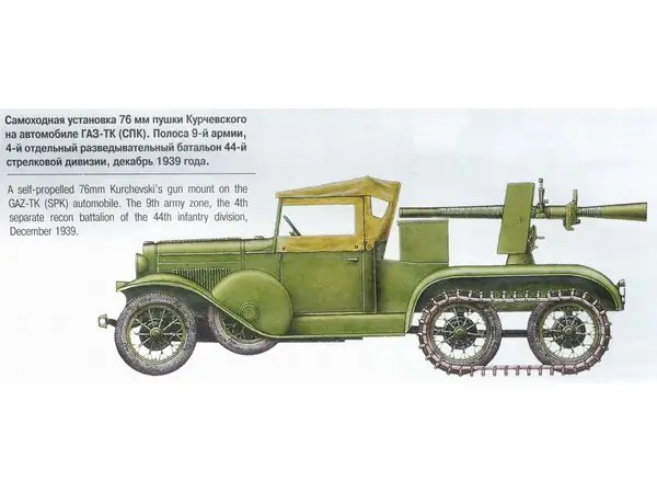 Gaz truck recoiless gun