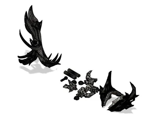 Shadow Fiend Dota 2 Figure Separated parts
