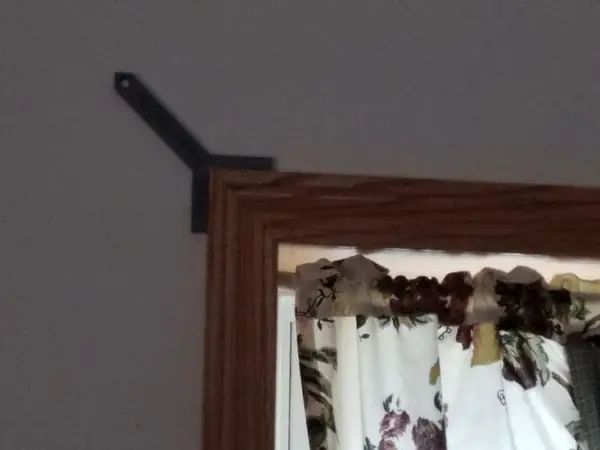 Curtain Rod Bracket Marking Template