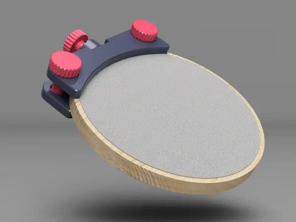 Embroidery hoop holder