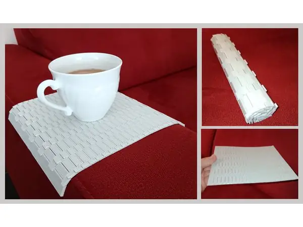 Foldable Couch Tray / Sofa Table (also usable as Sushi Mat)