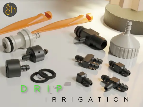 Drip Irrigation System - Rain Bird (R) / Gardena Microdrip (R) Compatible