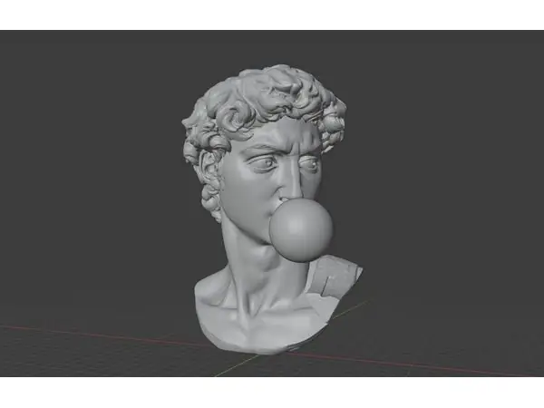 Vaporwave Bubblegum David