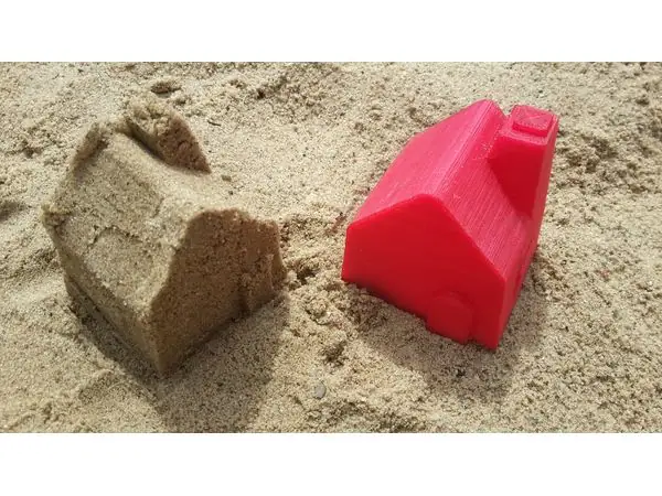 Sand mold: House