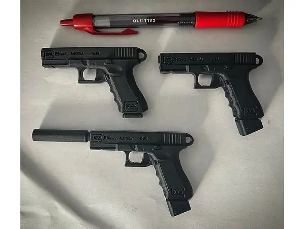 Glock G19 Keychains
