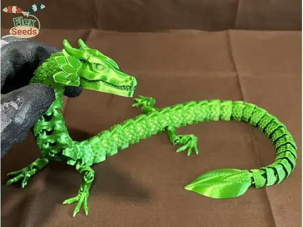 Flexi Leaf Dragon(Print-in-place)