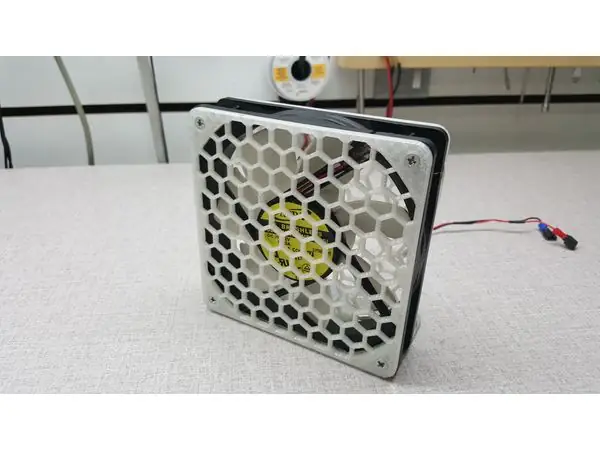 120mm Hex fan grill