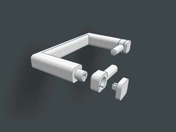 Minimalist quick change toilet paper holder [V2.3c]