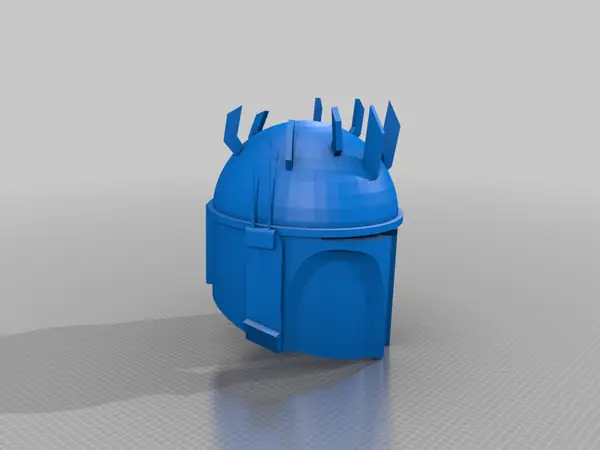 Mandalorian helmet with horns