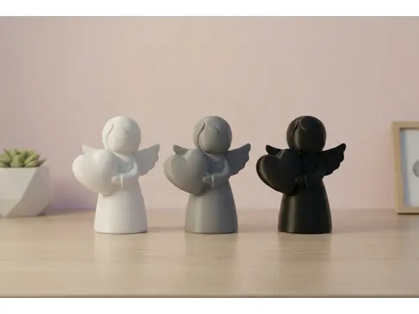 Valentine Heart Angel - Minimalist Decor
