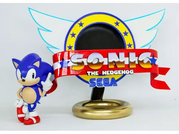 Sonic the Hedgehog Logo Stand