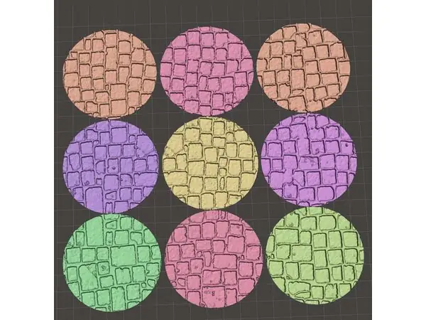 Cobblestone Paver Molds (9 total)