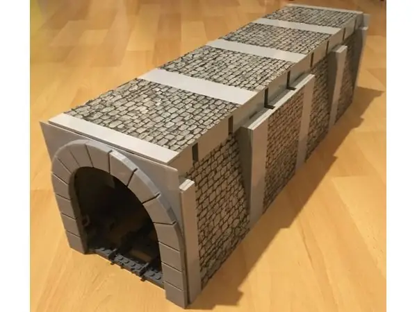 Tunnel bricked for Lego trains