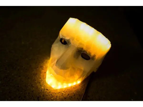 LED low poly mask