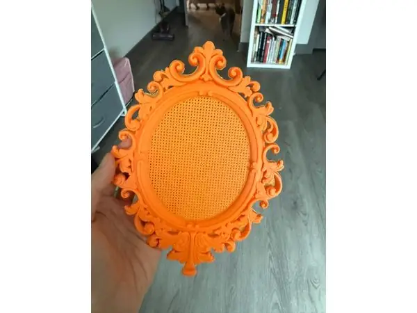 Cross Stitch Baroque Frame