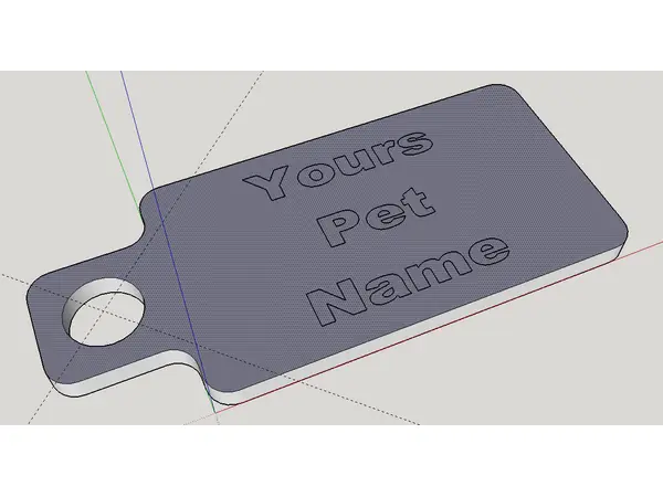 Personalized pet tag, name tag