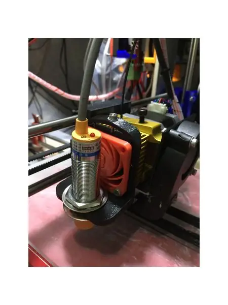 3D printer automatic screed capacitive switch bracket