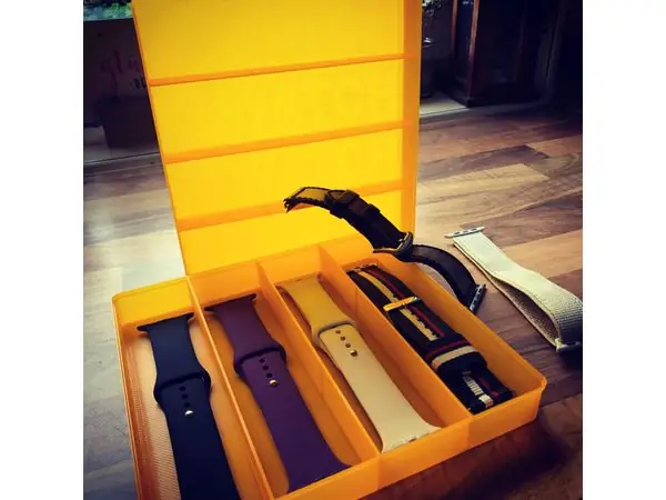 Stackable Apple Watch Strap Drawer, Spiral Vase Mode