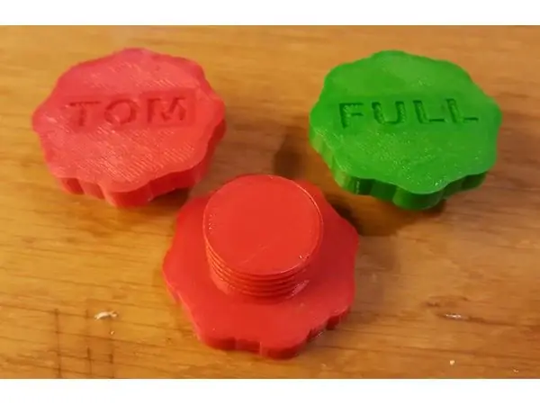 Cap for scuba tanks