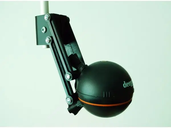 Deeper fishfinder boat holder