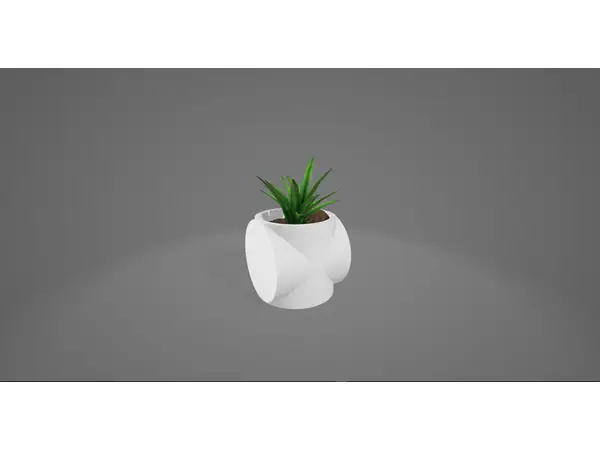 Cross Cylinder Vase