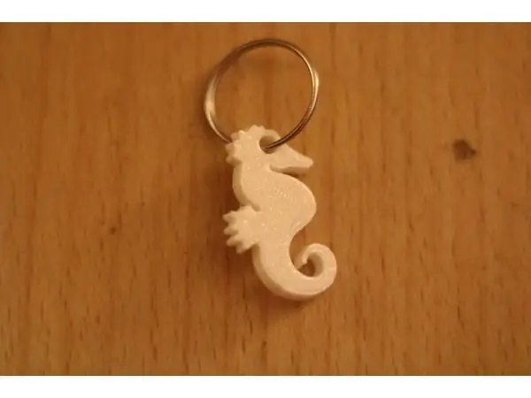 Sea horse keychain