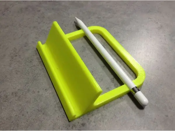 iPad Pro stand with pencil holder