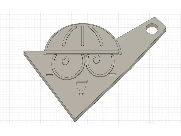 FICSIT Logo Keychain (Satisfactory)
