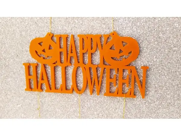 pumpkin happy halloween decoration