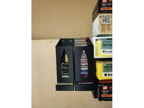 AA & AAA Battery Holder Box Dispenser Wall Mount Case 100+ Batteries