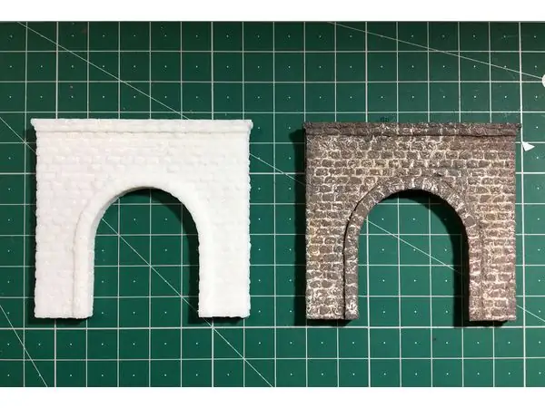 N scale Tunnel Portal for Model Railroad